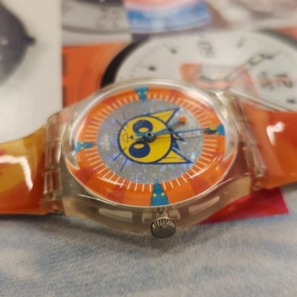 Swatch Watch SPACE MOUSE GK323 2000 Standard gents Swiss Made Rare Quartz - Picture 4 of 9